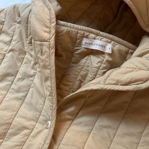 Micaela Greg quilted jacket size M in FLAX